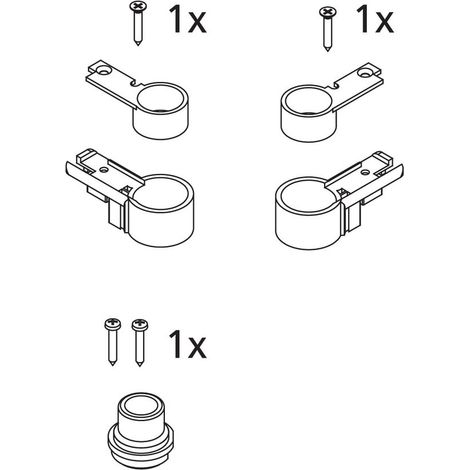 Kermi Lager Set, EBI2012, Weiß, 2534155