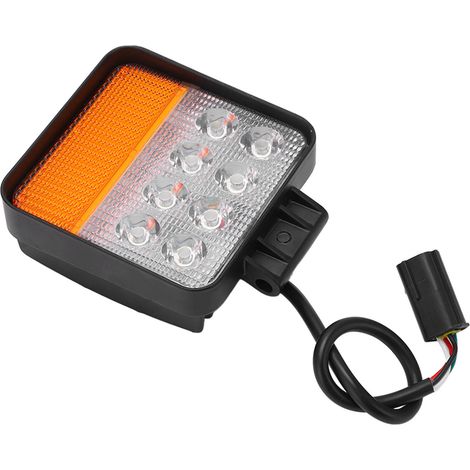 Superhelle LED-Anhängerleuchte aus rostfreier Aluminiumlegierung, quadratisch, Sicherheits-Anhängerleuchte, DC 10–80 V (1/5)