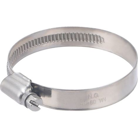 Collier de serrage inox largeur 12 mm Ø40 à 60 mm x2 colliers - Collier de serrage inox largeur 12 mm Ø40 à 60 mm x2 colliers (1/5)