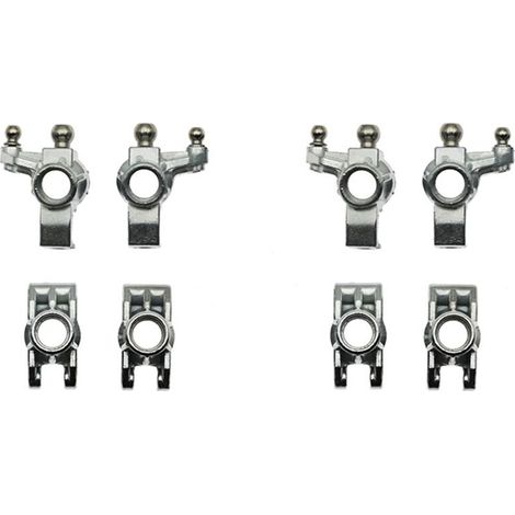 2 soportes metálicos para buje trasero para SCY 16101 16101 Pro 16102 16103 16201 16301 16302 16303 (piezas de mejora para coches RC) (1/2)
