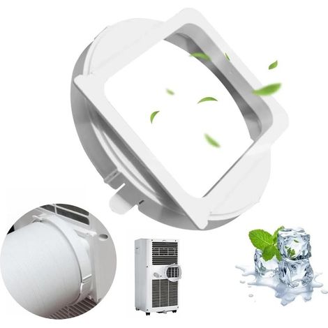 Adaptateur Tuyau Climatiseur Mobile,Embout Climatiseur Mobile Déchappement de Climatiseur,pour Climatiseur Mobile 150mm Coupleur de Tube Extension (1/5)