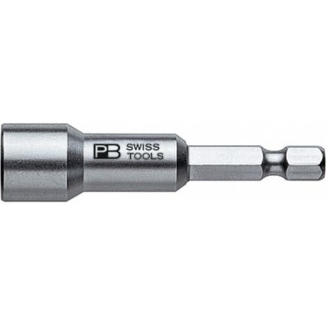 PB Ouviss Tools Douille, tige E 6,3 avec aimant, Ouverture: 10 mm