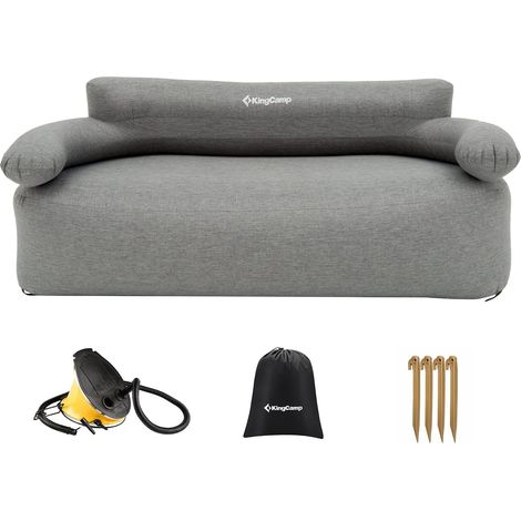 Canapé de Camping Gonflable, Jusqu'à 400 kg, Dossier (1/5)