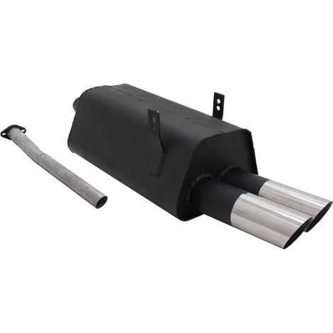 Silencieux Echappement BMW Serie 3 E36 320/323 - 2x76mm MS-27672643