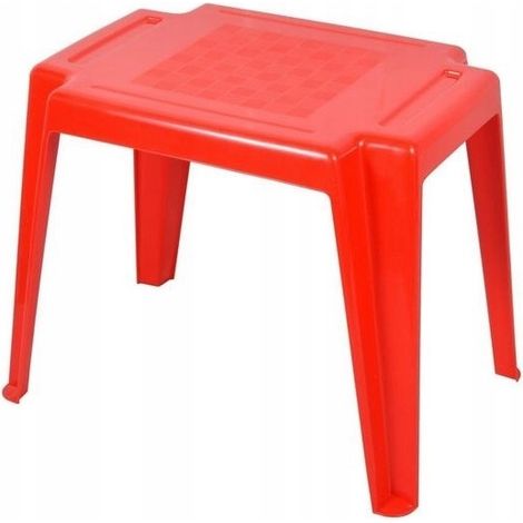 Tavolo da giardino in plastica per bambini Lolek rosso
