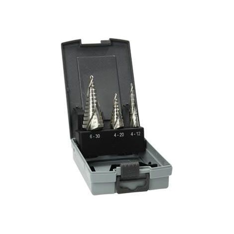 Set foret pour tôle goujure hélicoïdale HSS Ø4x12 / 4x20 / 6x30mm HIKOKI 780109