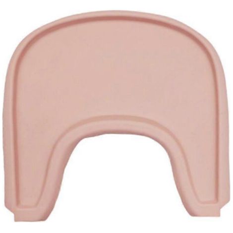 Vassoio per seggiolone Stokke in rosa baby per pasti organizzati e piacevoli con sottobicchieri in silicone, rosa (1/5)