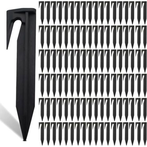 Lot of 100 fixing pegs for WORX LANDROID robotic mower cables.