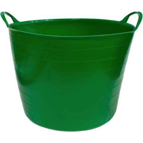Capazo plastico 42 Litros Verde
