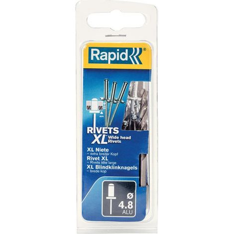 RAPID Rivets XL Ø4.8 x 30 mm 25 pcs (1/2)