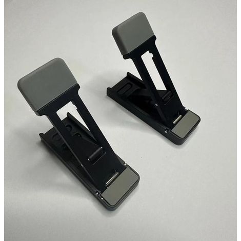 2er-Pack Mini-Laptopständer Tastaturständer 3-stufig höhenverstellbar faltbar tragbar kleiner Laptopständer mit rutschfester Silikonbasis für und (1/5)