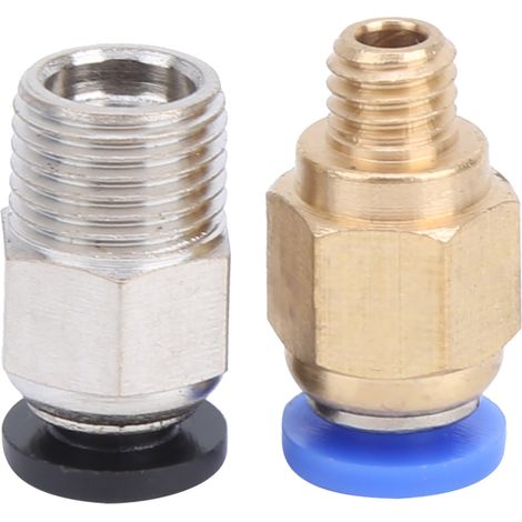 blaue PTFE-Schläuche + 8 PC4-M10 Pneumatikverschraubungen + 8 blaue PC4-M6 Pneumatikverschraubungen (1/5)