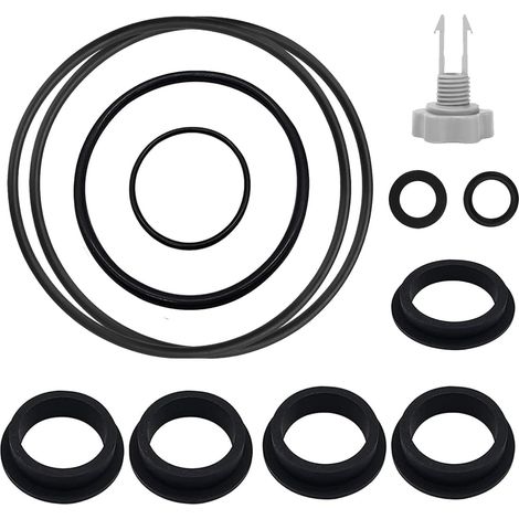 Juntas tóricas de goma, 12 piezas para válvula de alivio de aire, accesorios para piscinas, repuestos, kit de reparación, juntas tóricas de repuesto para bomba de filtro de arena (1/5)