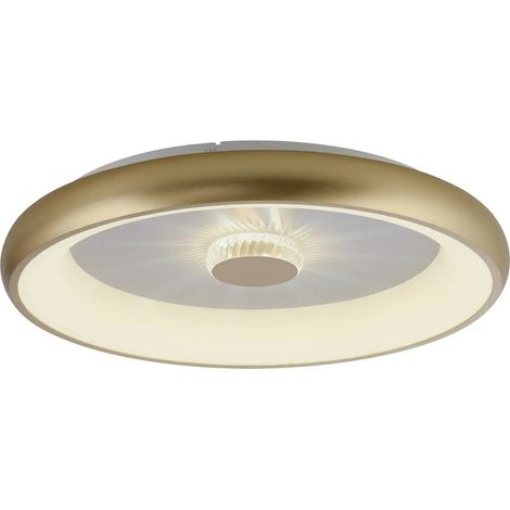 [GEBRAUCHT] B-Ware Led Deckenleuchte Lampe Vertigo Cct Rund Messing Matt Funkfernbedienung 615 Mm