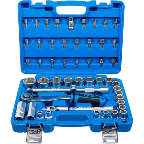 BGS Set di bussole a 12 facce cromo 51 pezzi