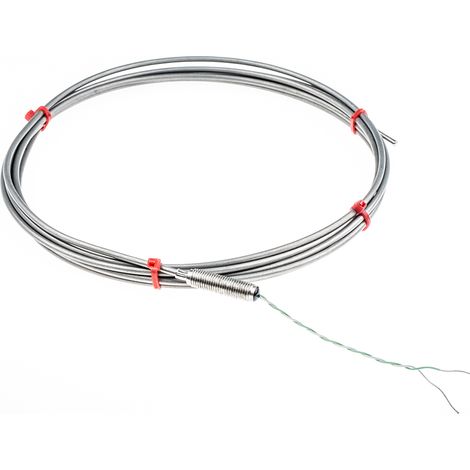 Thermocouple type K Ø 3mm, L 3m, +1100°C max à Câble ( Prix pour 1 ) (1/3)