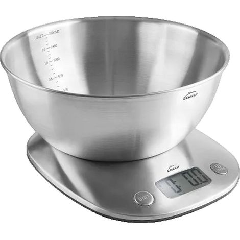 Bilancia da cucina Lacor Just argentata, display digitale