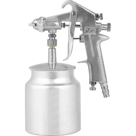 Pistolet à peinture pneumatique avec buse de 1,5 mm et capacité de 750 ml, alimentation par aspiration. (1/5)