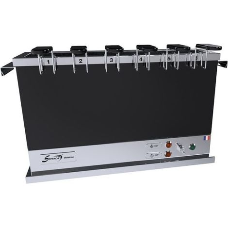 Cuiseur inox à œufs PRO 6 œufs, Sofracolor, noir, 900 W, 220 V - MONO (1/5)