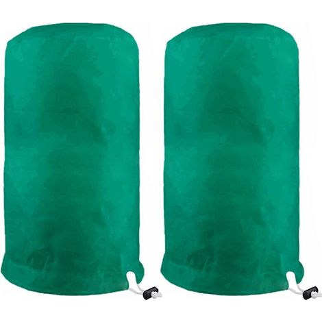 Voile Hivernage Plante, Lot de 2 Housse d'hivernage Plante, 140 x 200cm Housses de Protection pour Plantes contre le froid et le gel, bâche Protection Arbustes Couverture pour Plante (1/4)