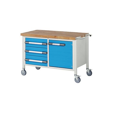 eurokraft pro  Banco da lavoro mobile Serie 8000  struttura a
