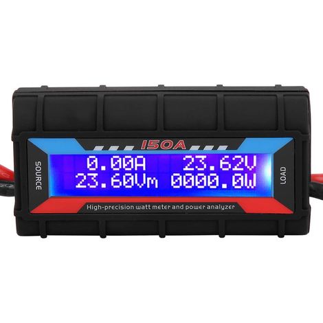 Watt mètre analyseur de puissance LCD testeur numérique Volt Amp 150A pour modèle d'avion RC (1/5)