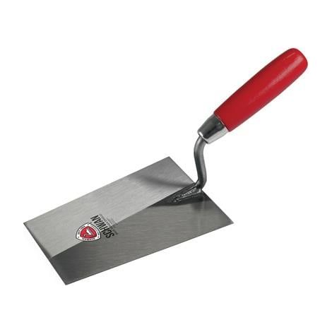 Truelle de maçon tyrolienne L.275mm l.105mm manche bois.Col S trempé STA SCHWAN (Par 10) (1/2)