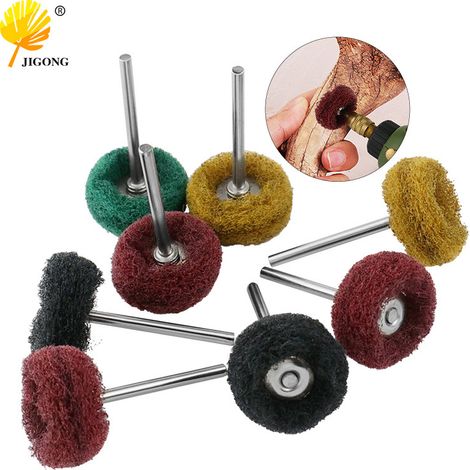 Brosses de polissage en fibre de 12 ou 40 pièces pour le nettoyage, le polissage et l'élimination de la rouille de la cire d'abeille, de l'ambre et du métal. (1/5)