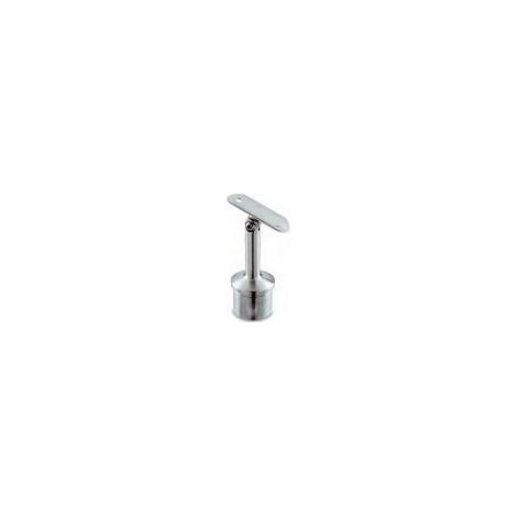 Support orientable 20° à 90° pour main courante - Finition : Brossé - Hauteur : 60 mm - Matériau : Inox - Pour tube de diamètre : 38,1 mm - MB2