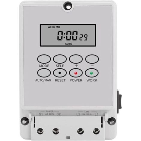 Digitaler Schulglocken-Zeitschalter, ZTY-08 Intelligenter Mikrocomputer-Automatischer Glockenregler, 220 V, 80 programmierbare Zeitgruppen