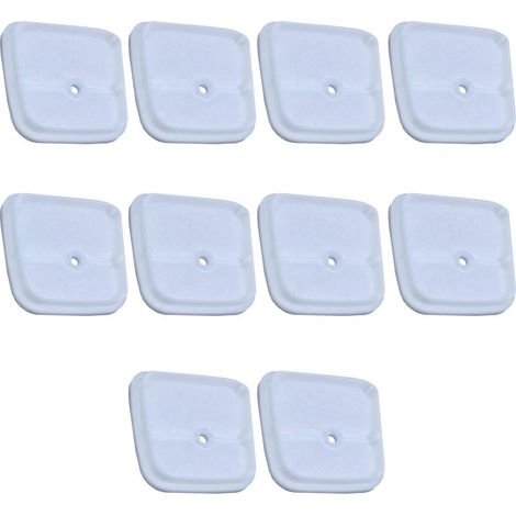 Adefol 10 x Filtre à air pour Echo SRM2400 SRM2601 SRM3110 SRM3400 SRM3800 taille-haies Oregon 30-121 130310-51830 7,5 mm (1/5)