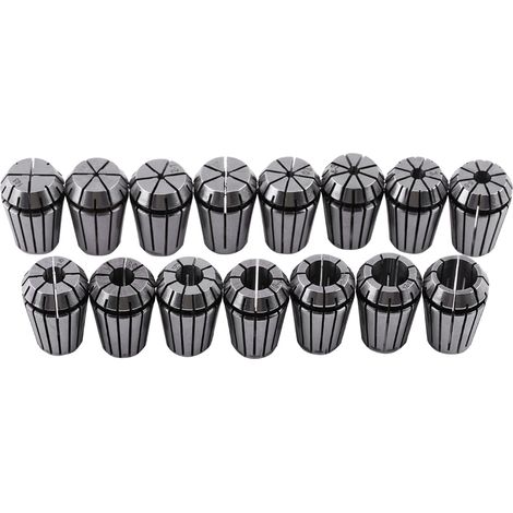 Satz mit 15 ER20-Federklemmen für CNC-Graviermaschinen und Fräsdrehmaschinen (1-13 mm) (1/5)