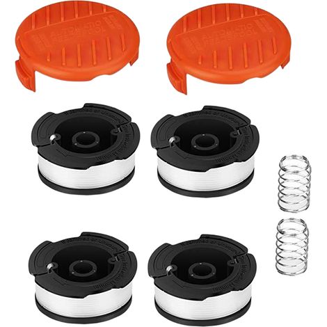 Bobines de fil avec fil de coupe pour coupe-herbe Black & Decker GL4525, GL5028 (1/5)