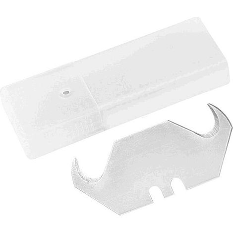 Hojas trapezoidales dobles TOLSEN de acero SK5, estuche de 5 piezas, 50x19 mm, TOLSEN