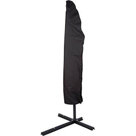 Funda impermeable de alta resistencia para sombrilla de jardín o terraza, protección contra la nieve y caídas, con cordón ajustable (205 cm). (1/5)