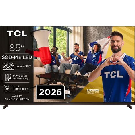 TCL SQD Mini LED X11L 85" 4K 144 Hz Google TV Smart TV Noir