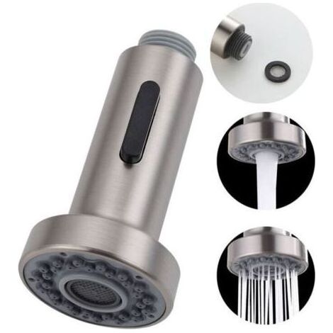 2 modes tête robinet remplacement douchette pour robinet pour robinet cuisine pour rétractable mitigeur,G1/2\ (1/4)