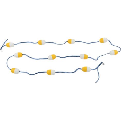 Ligne de flottaison flottante 5 m 7 cm en PVC réutilisable, corde de séparation de sécurité pour piscine intérieure (1/5)
