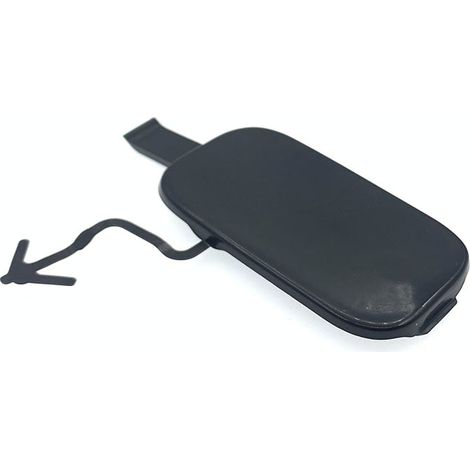 71104-T7A-000 Kompatibel mit Honda HR-V Vezel Anhängerabdeckung, schwarze Abdeckung für den vorderen Stoßfänger-Abschlepphaken, Ösenabdeckung --