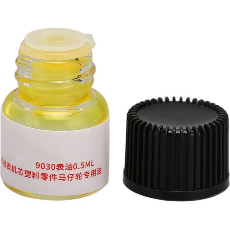 Huile synthétique 9030 pour réparation de montres, 0.5ml, fluide dilué portable, précision mécanique. (1/5)