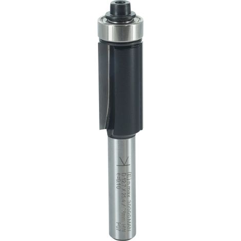 ENT Bündigfräser HW 12 x 25 mm mit Kugellager unten