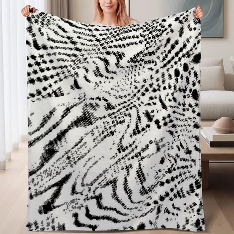 Couverture de lit en polaire, couverture légère et cosy en microfibre chaude pour le printemps, décoration de salon, cadeau pour femmes hommes, 6080 pouces (1/4)