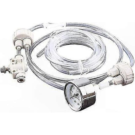 CO2-Selbstbausatz für Aquarienpflanzen mit Schlauch, Regler, Manometer und Flasche – Komplettes Düngungssystem für bepflanzte Aquarien (1/5)