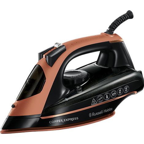 Russell Hobbs Copper Express Trocken- & Dampfbügeleisen 2600 W Schwarz, Kupfer