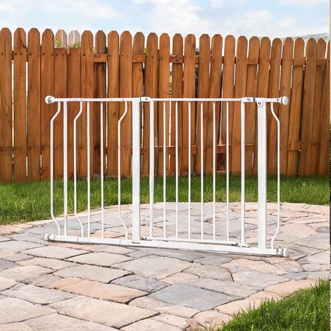 Barrière de sécurité pour chien extensible 75-115 cm sans en ABS (1/5)