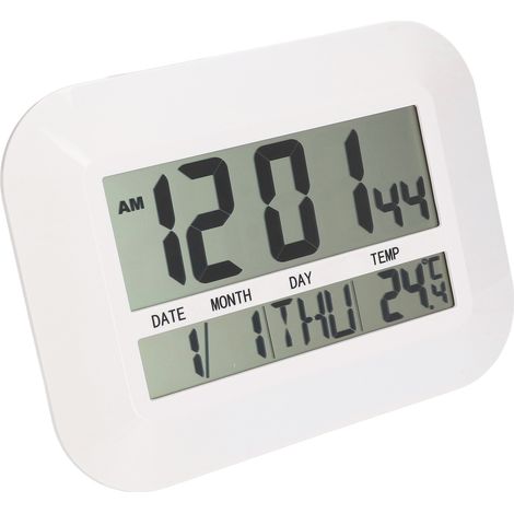Réveil électronique avec thermomètre intégré, design de bureau moderne et paramètres intelligents (1/5)