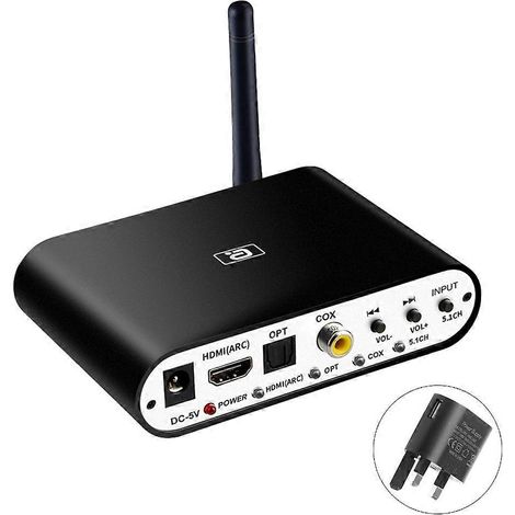5.1 Audio-Decoder, Bluetooth-kompatibler Empfänger für Laptop/Lautsprecher, Audio-Konverter – UK (1/4)