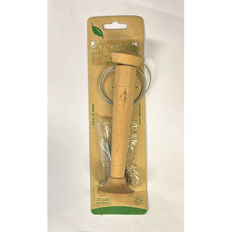 BBLINE - EMBRASSE MAGNETICO 17CM IN LEGNO GREZZO