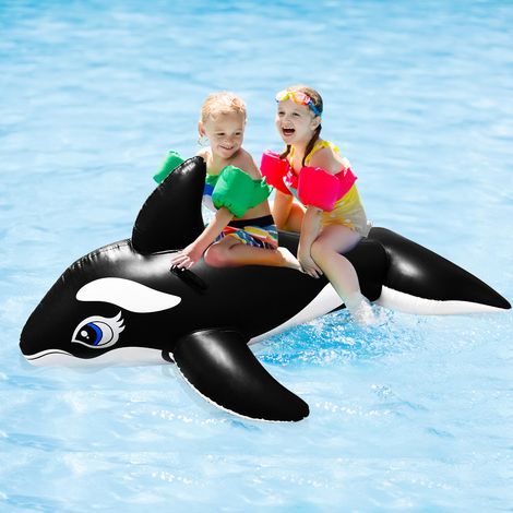 Piscine gonflabthe Batheine Noire with flotteur dick, siège from natation extérieur für enfants, jofromrand aquatique gonflabthe (1/4)