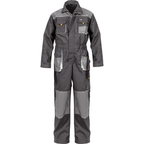 Combinaison de travail Comfort Plus Taille XL Couleur Gris Protection Oxford 9 Poches VITO (1/5)